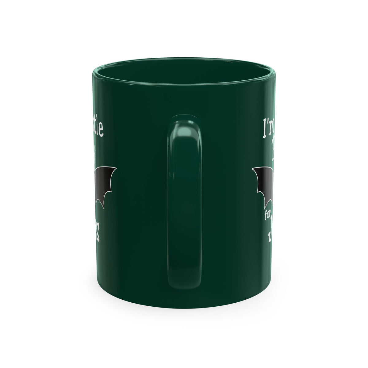 I'm a Little Batty for Jesus Mug – Christian Halloween Ceramic Coffee Cup