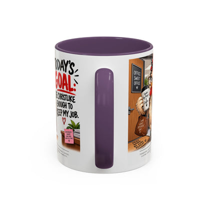 Today's Goal Christian Coffee Mug – Be Christlike Inspirational Bible Verse Mug