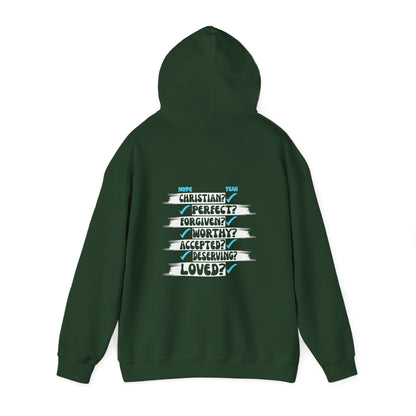 His Child Checklist Unisex Christian Hooded Pullover Sweatshirt