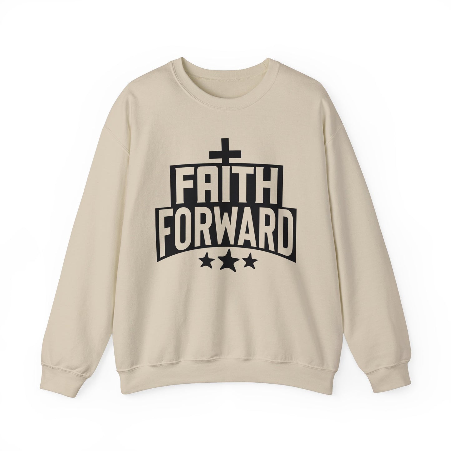 Faith Forward  Unisex Heavy Blend™ Crewneck Christian Sweatshirt