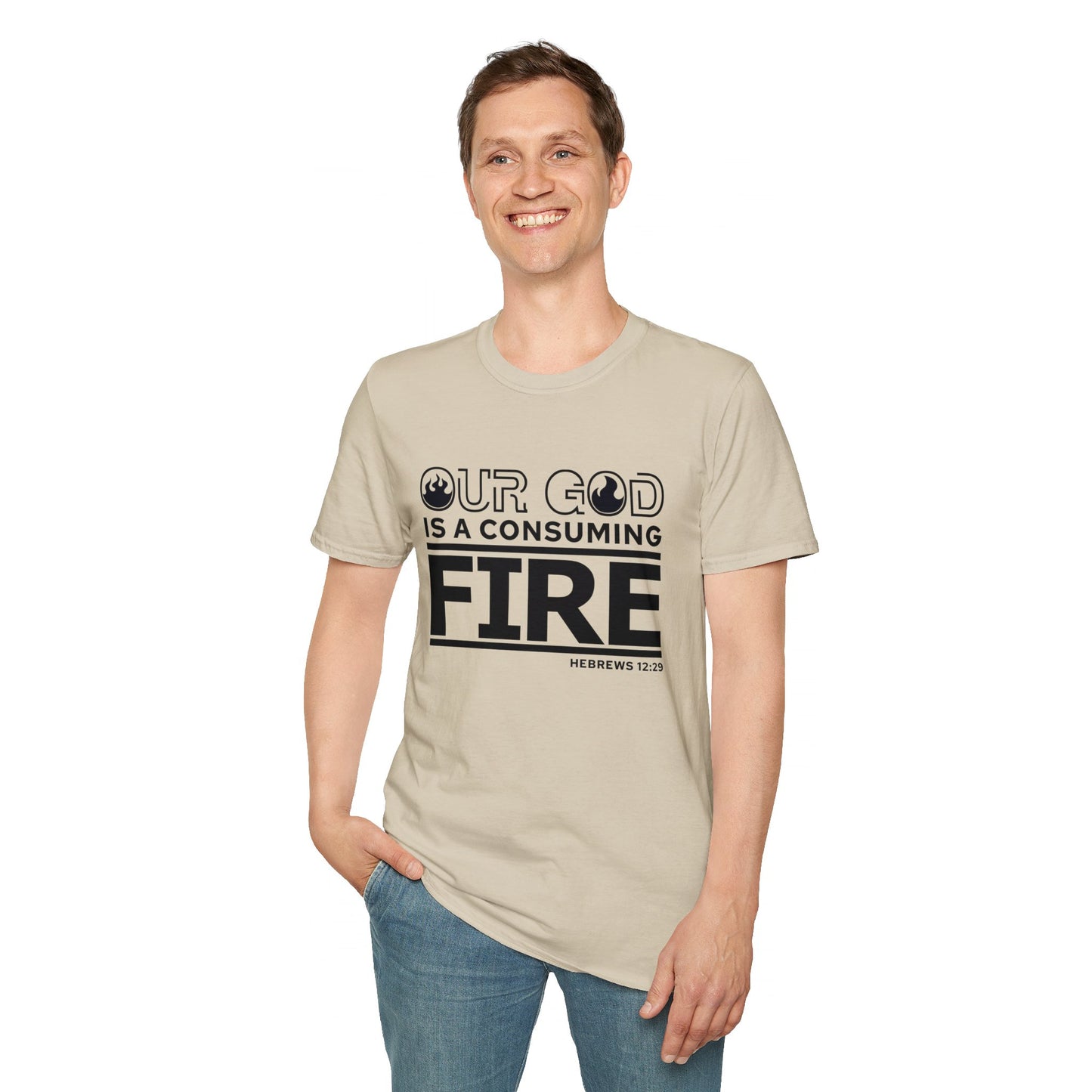 Our God Is A Consuming Fire Christian Unisex T-shirt