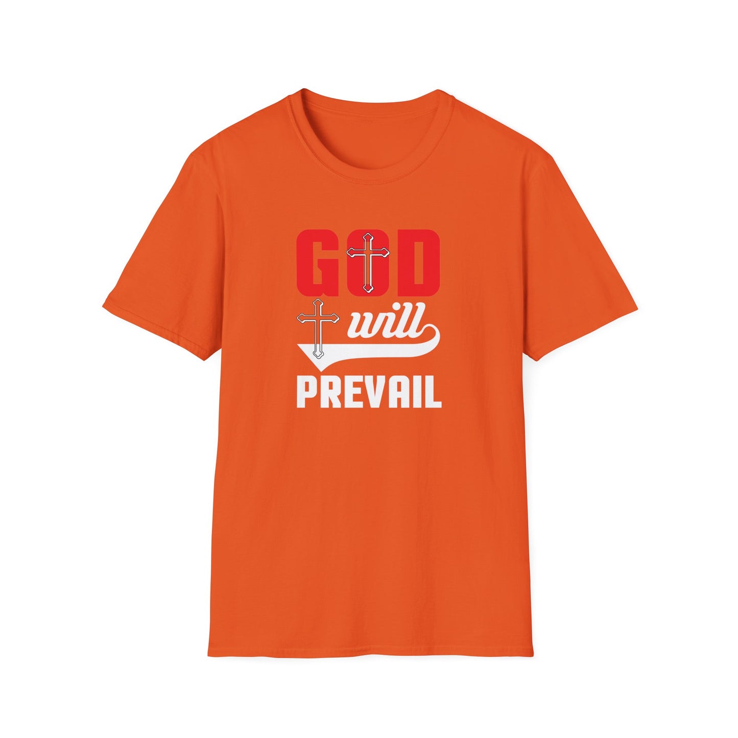 God Will Prevail Christian Unisex T-shirt