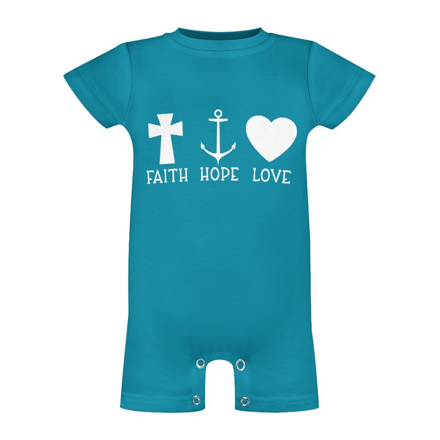 Faith Hope Love Christian Baby Onesie SALE-Personal Design