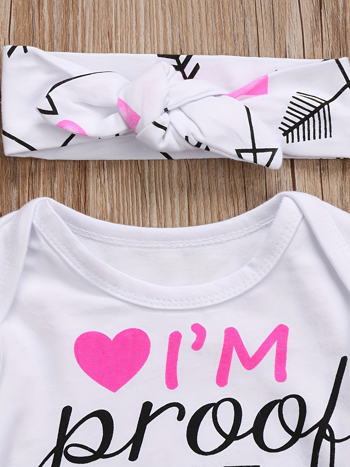 I'm Proof That Miracles Happen Christian Toddler Casual Outfit claimedbygoddesigns