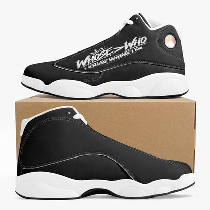 Whose > Who I Know Whose I Am Branded By God high-top leather basketball sneakers, view 7