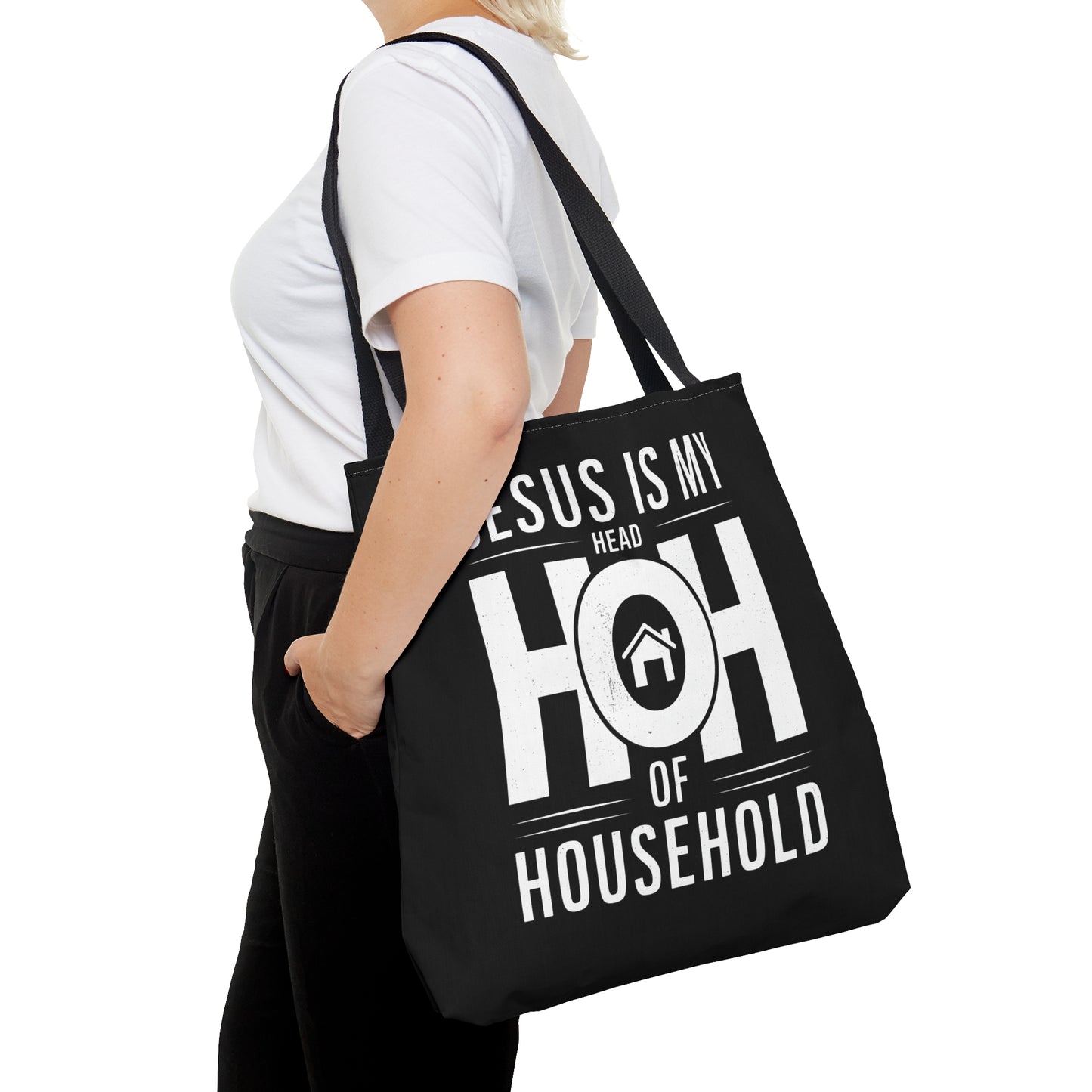 Jesus Is My Head Of Household HOH Christian Tote Bag