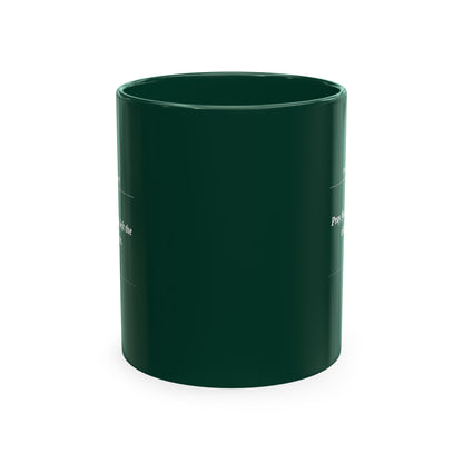 Prayer Request Ceramic Mug — 'Pray for My Peace' Inspirational Religious Coffee Cup