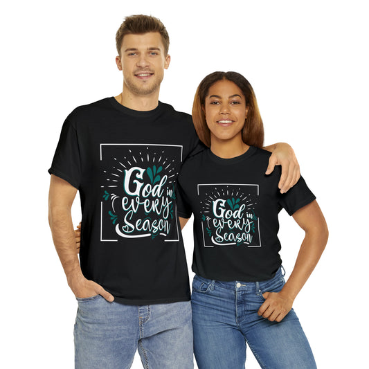 God In Every Season Unisex Heavy Cotton Tee