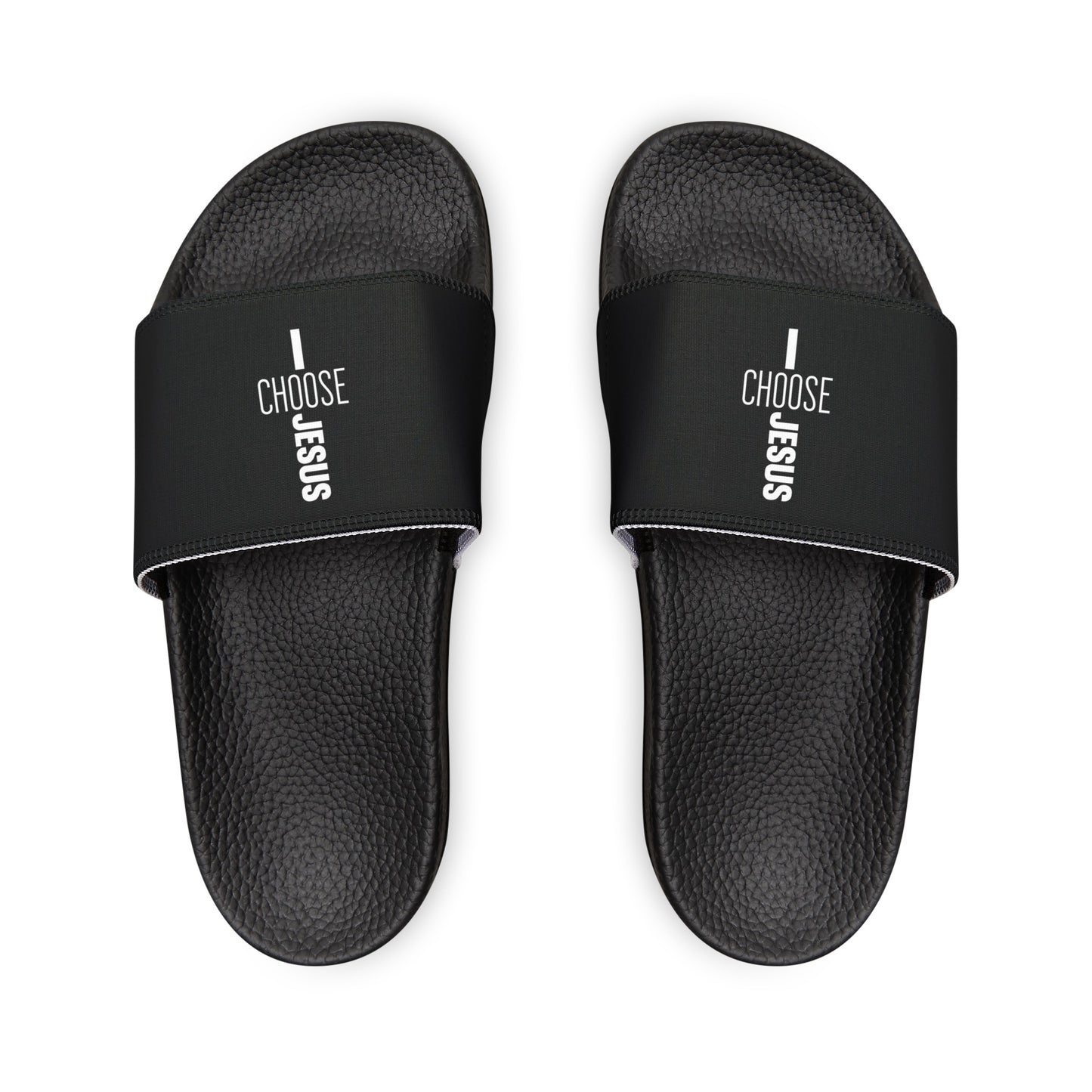 I Choose Jesus Youth PU Christian Slide Sandals