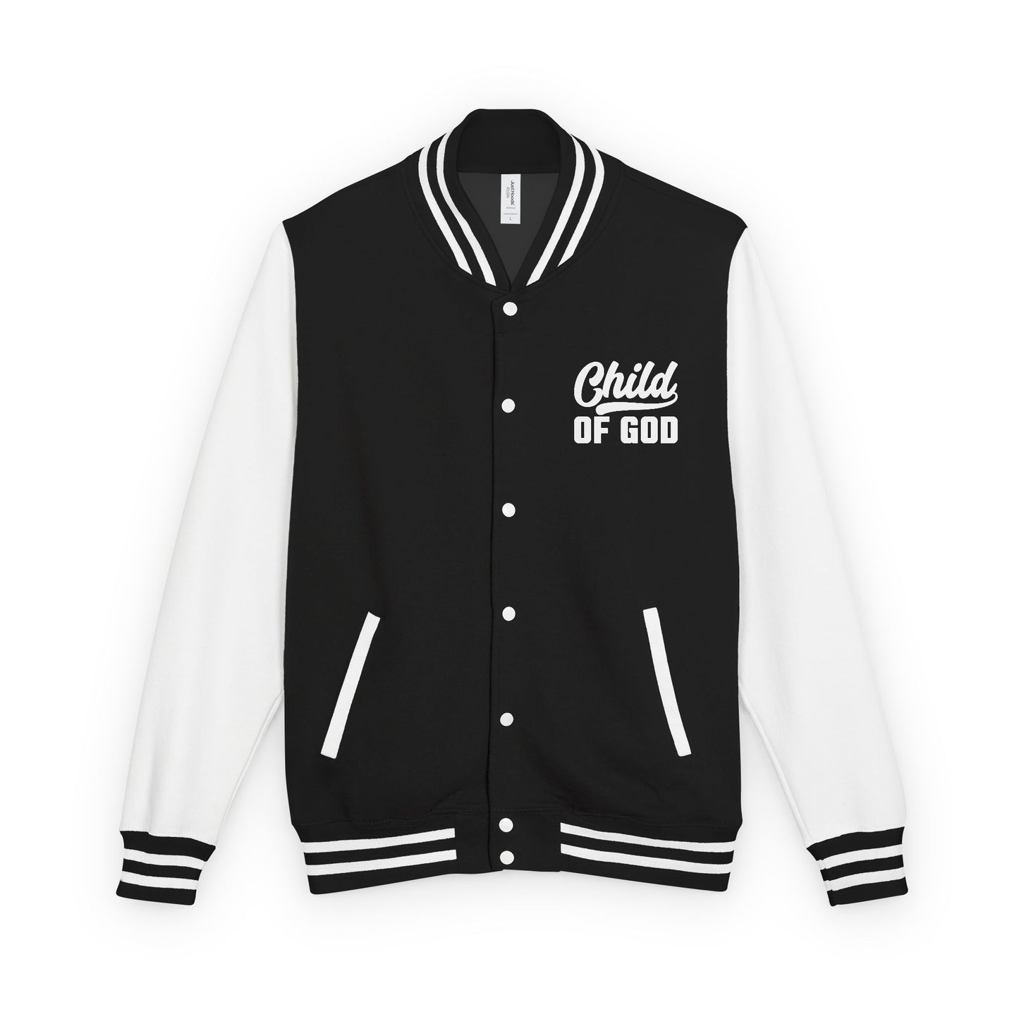 Unisex Heavyweight Christian Letterman Jacket - 'Child Of The Almighty' Statement Jacket