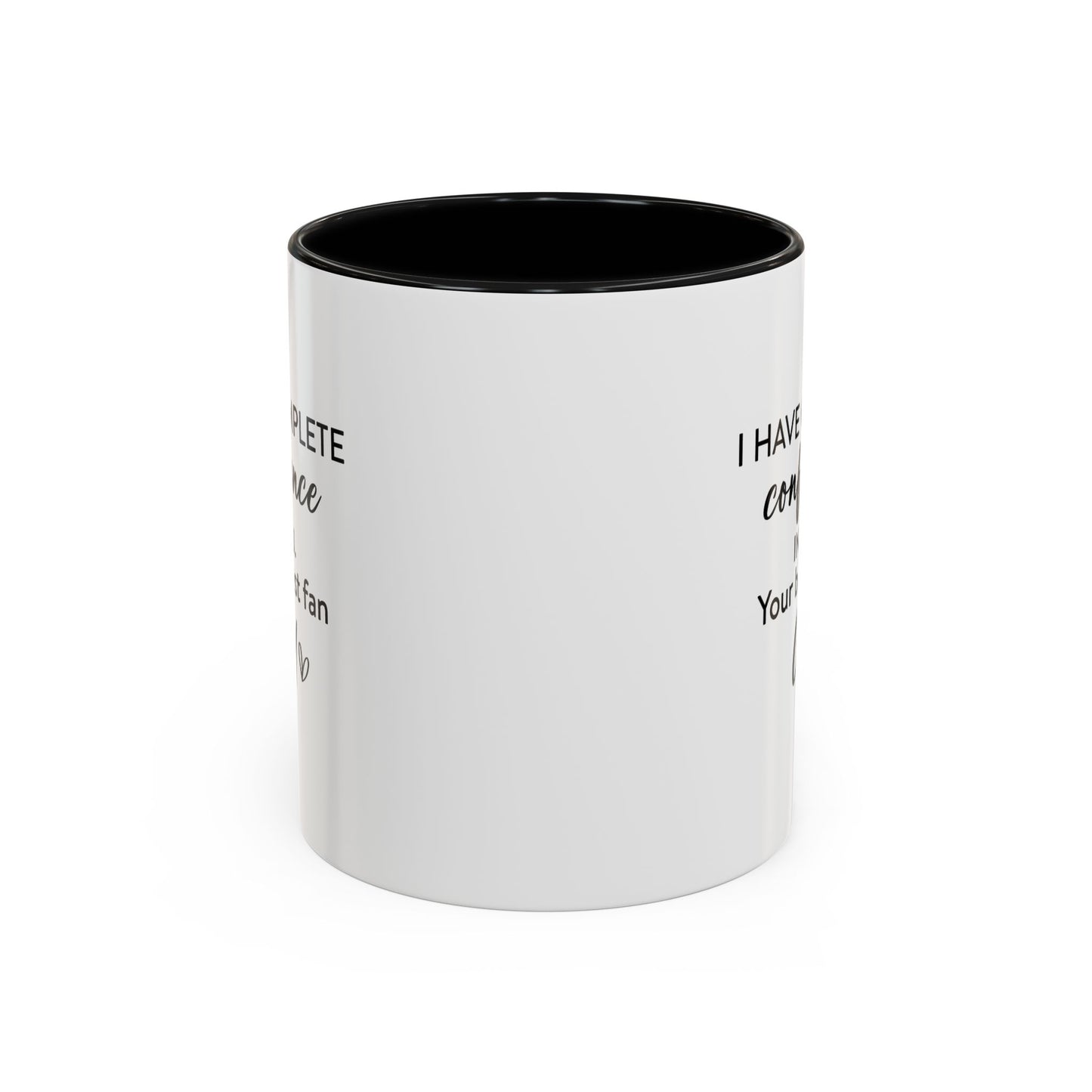 Christian Ceramic Mug- Godfidence Accent Coffee Mug (11, 15oz)