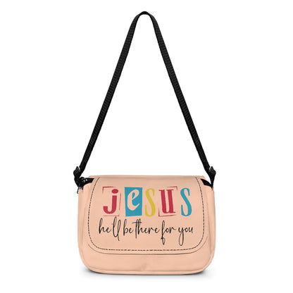 Jesus He'll Be There For You Christian Kids Flap Crossbody Bag