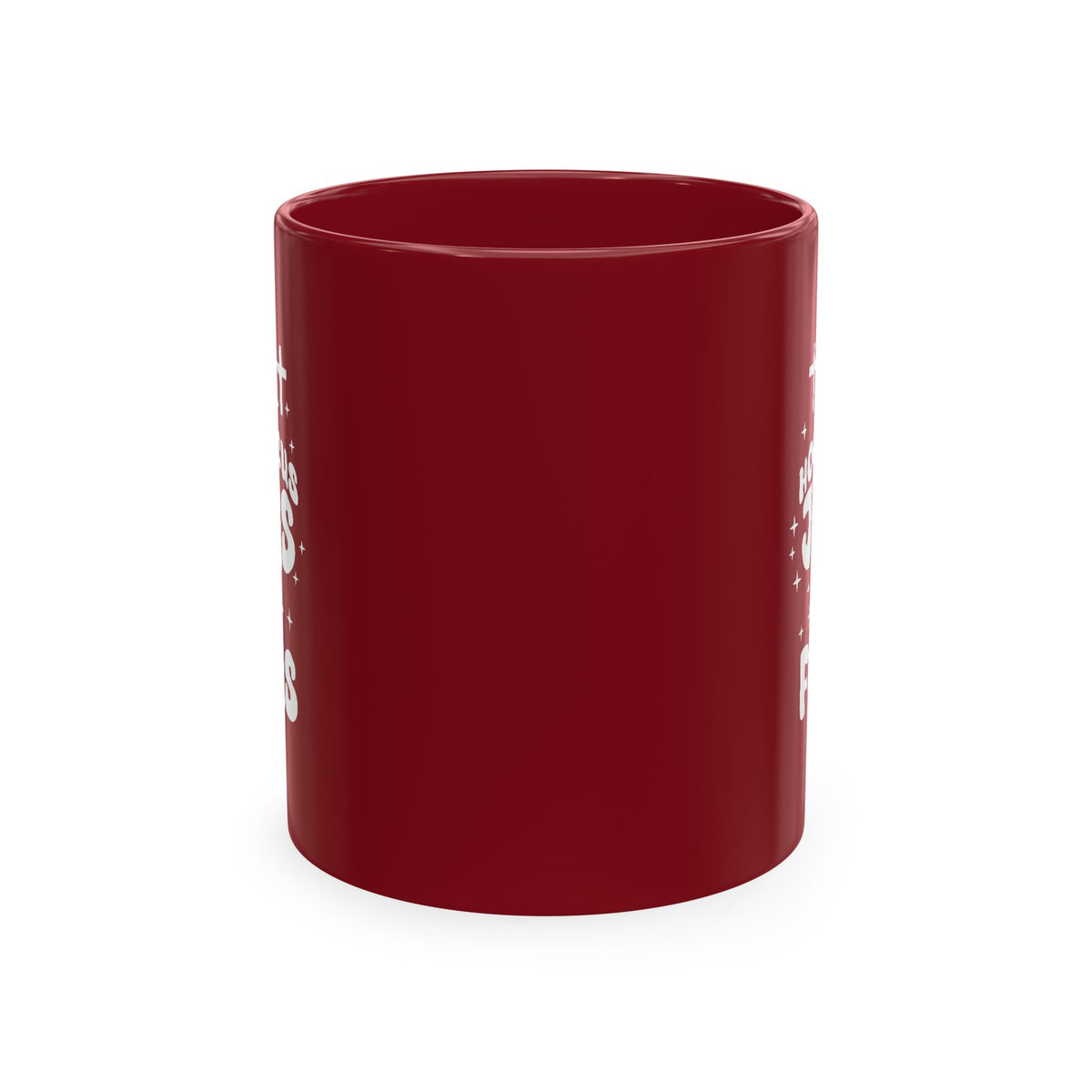 Halloween Mug - "No Hocus Pocus, Jesus Is My Focus" Christian Ceramic Coffee Cup