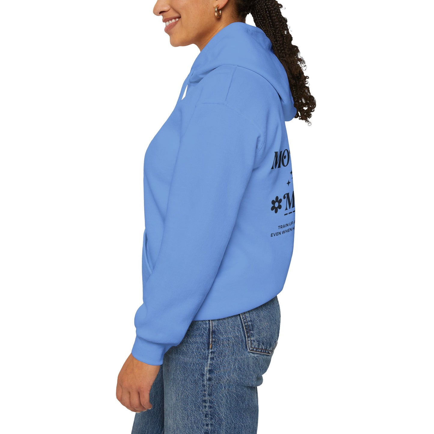 Proverbs 22:6 Motherhood Is My Ministry Women's Christian Hooded Pullover Sweatshirt