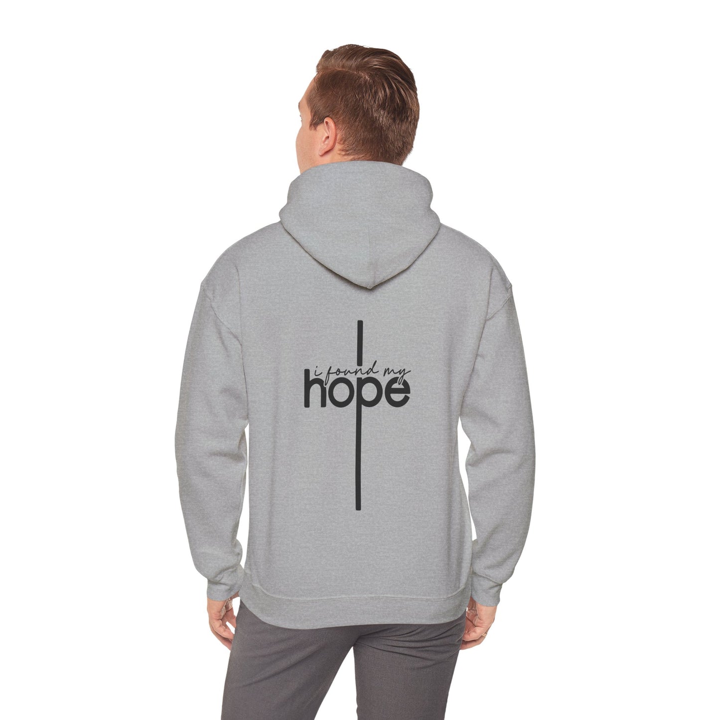 Jesus I Found My Hope  Unisex Christian Hooded Pullover Sweatshirt