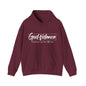 Christian Hooded Sweatshirt -Confidence In Him Knowing I Can't But He Can