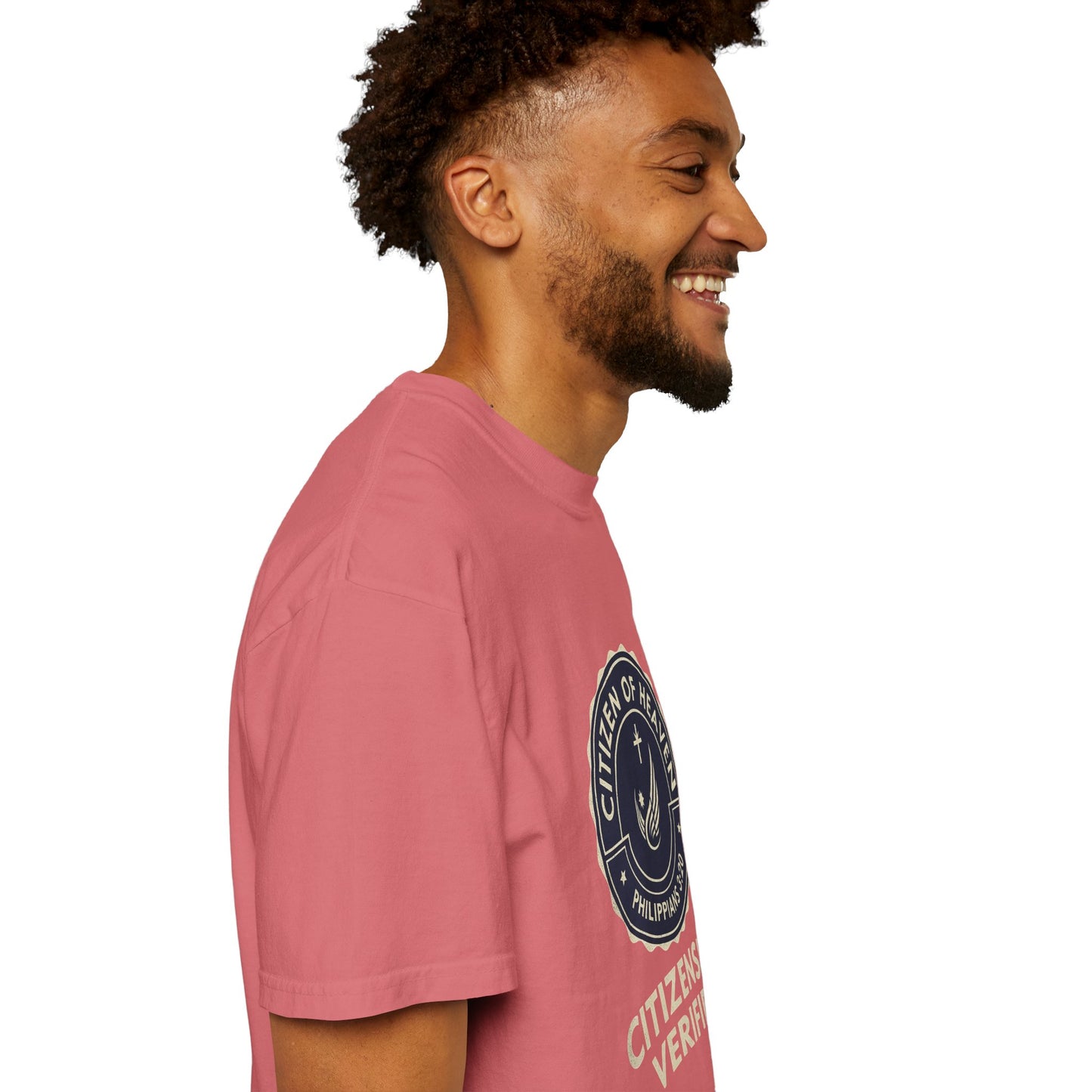 Citizen of Heaven T-shirt, Unisex Garment - Dyed Tee, Spiritual Gift, Christian Apparel, Faith - Based Fashion, Inspirational Top - ClaimedbyGodDesigns