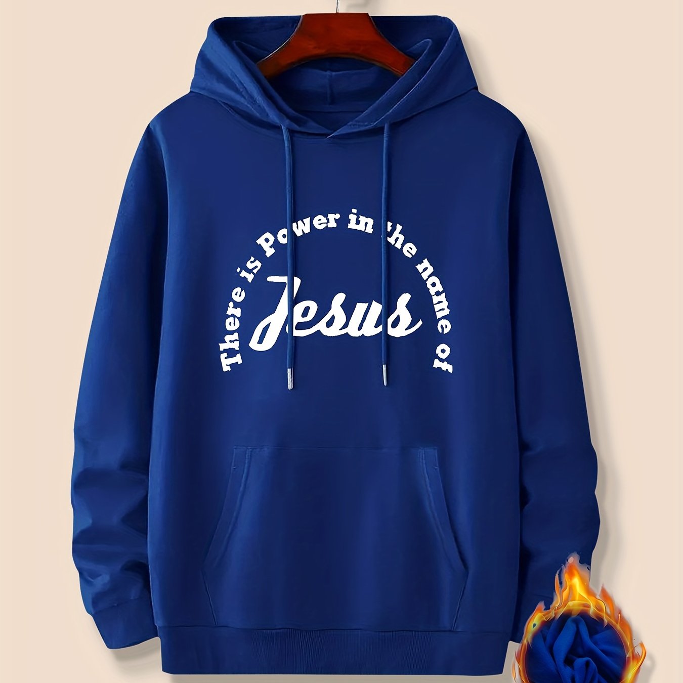 There Is Power In The Name Of Jesus Men's Christian Pullover Hooded Sweatshirt claimedbygoddesigns