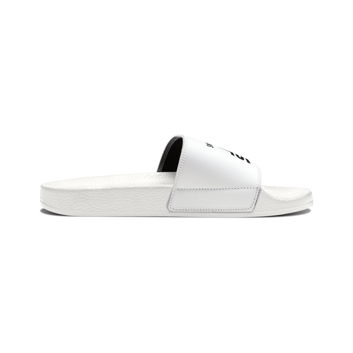 He Did It Women's Christian Slide Sandals — Christian Scripture 1 Corinthians 15:3 Pool Slides