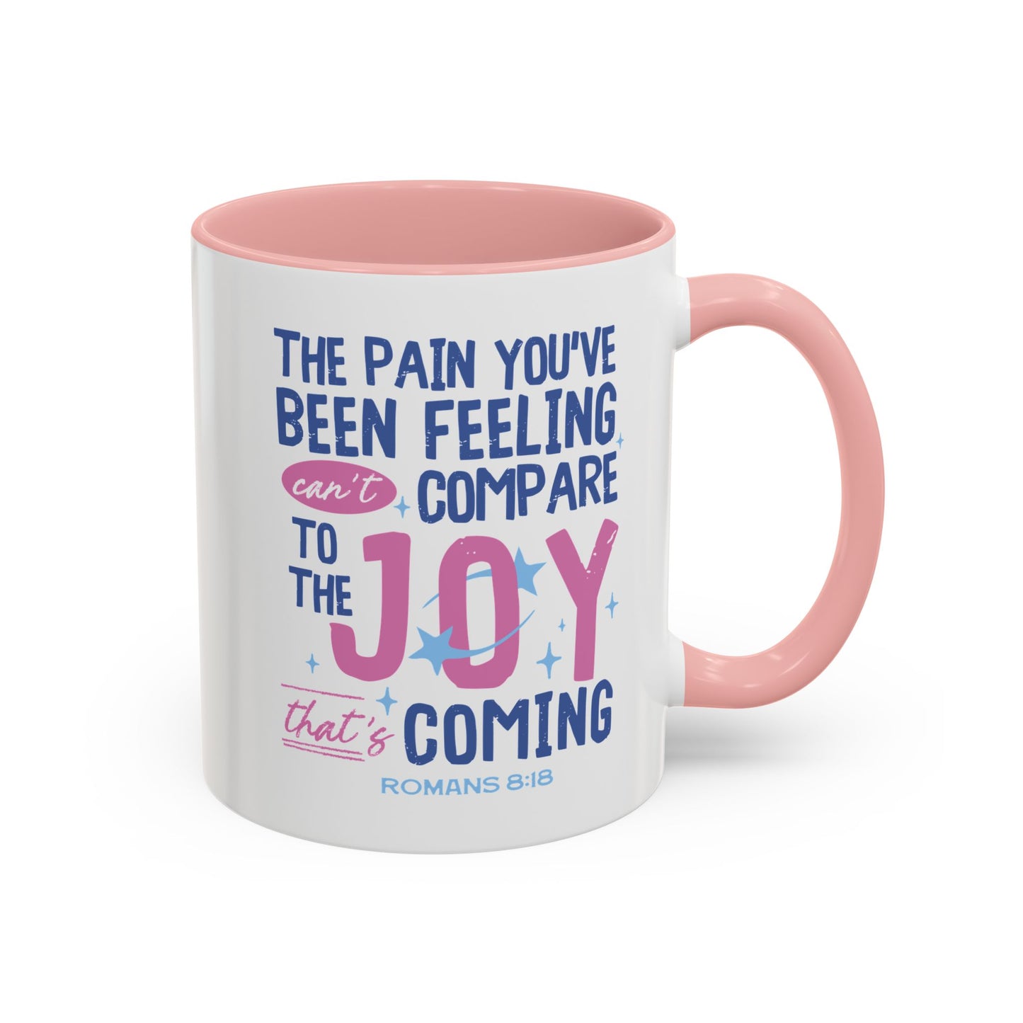 Inspirational Coffee Mug - Joyful Encouragement with Romans 8:18