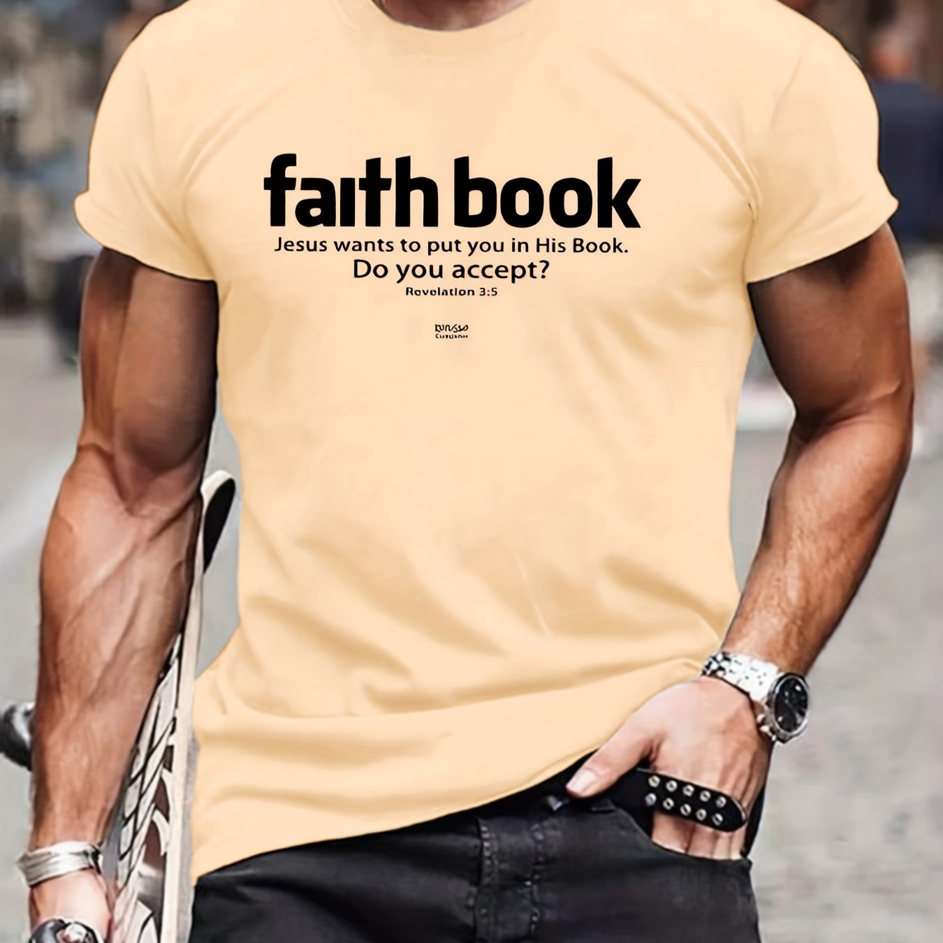 Faith Book: Jesus Wants To Put You In His Book Men's Christian T-shirt claimedbygoddesigns