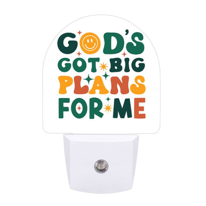 He's Got Big Plans For Me Christian Night Light for kids - ClaimedbyGodDesigns