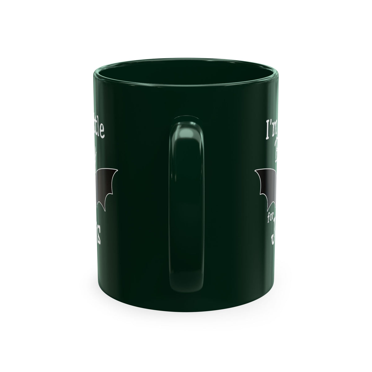 I'm a Little Batty for Jesus Mug – Christian Halloween Ceramic Coffee Cup
