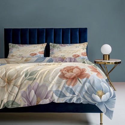 The Lord Bless You Christian 3-Piece Bedding Set
