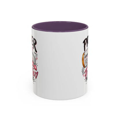 Prayer Is My Favorite Medicine Accent Coffee Mug – Inspirational Religious Gift