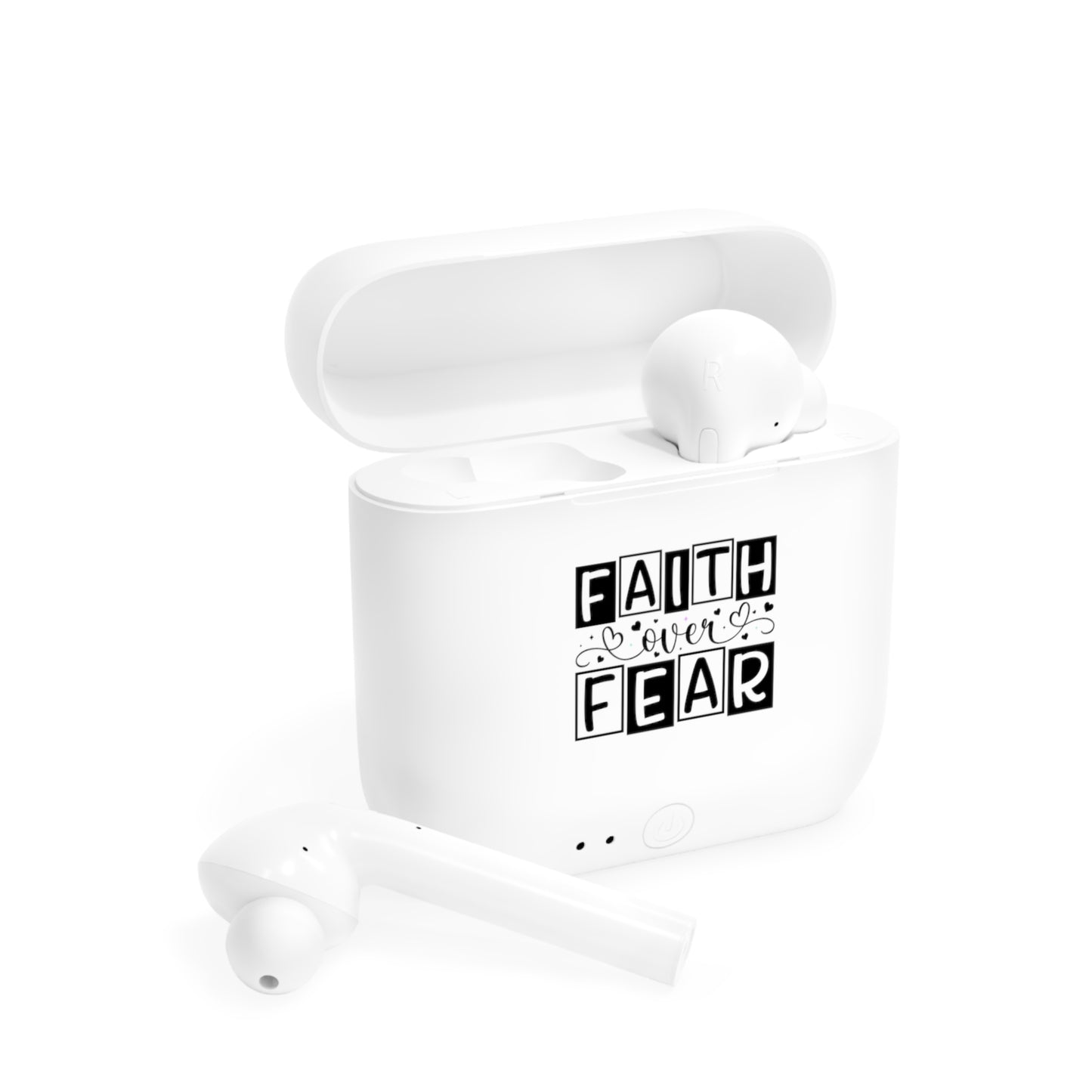 Faith Over Fear Essos Christian Wireless Earbuds