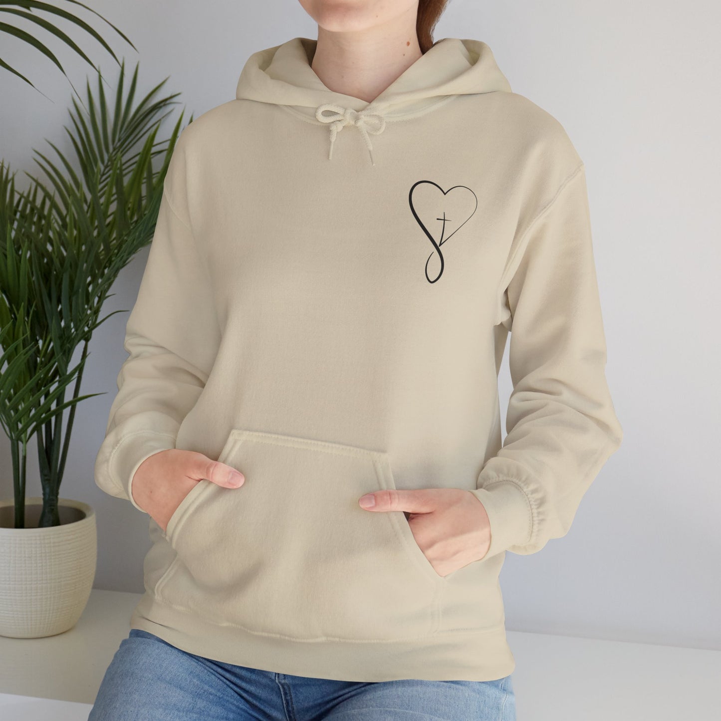 Chosen (angel wings) Women's Christian Hooded Pullover Sweatshirt