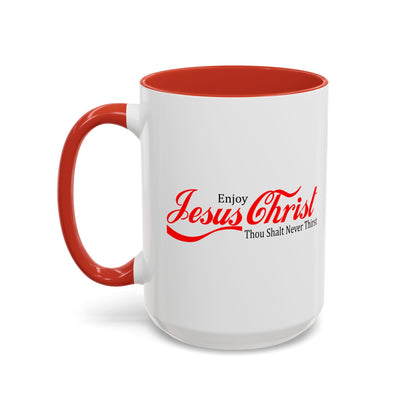 Christian Ceramic Mug - Enjoy Him Accent Coffee Mug (11, 15oz)