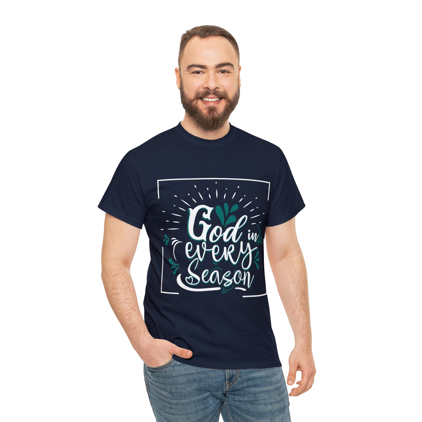 God In Every Season Unisex Heavy Cotton Tee