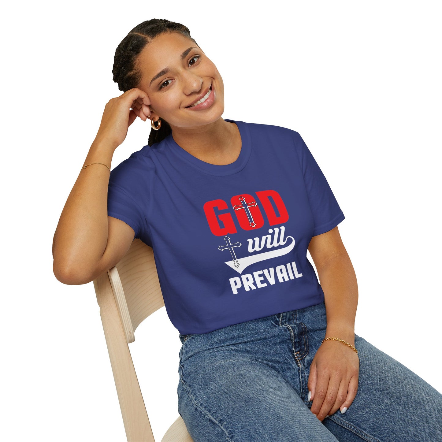 God Will Prevail Christian Unisex T-shirt