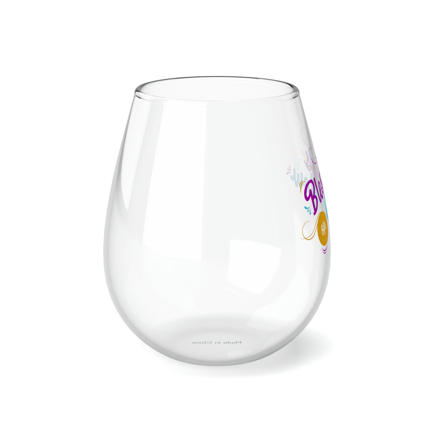 Blessings On Overflow Stemless Wine Glass, 11.75oz