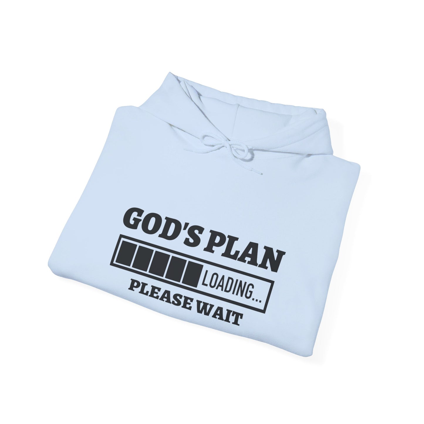 God's Plan Loading Unisex Christian Pullover Hooded Sweatshirt