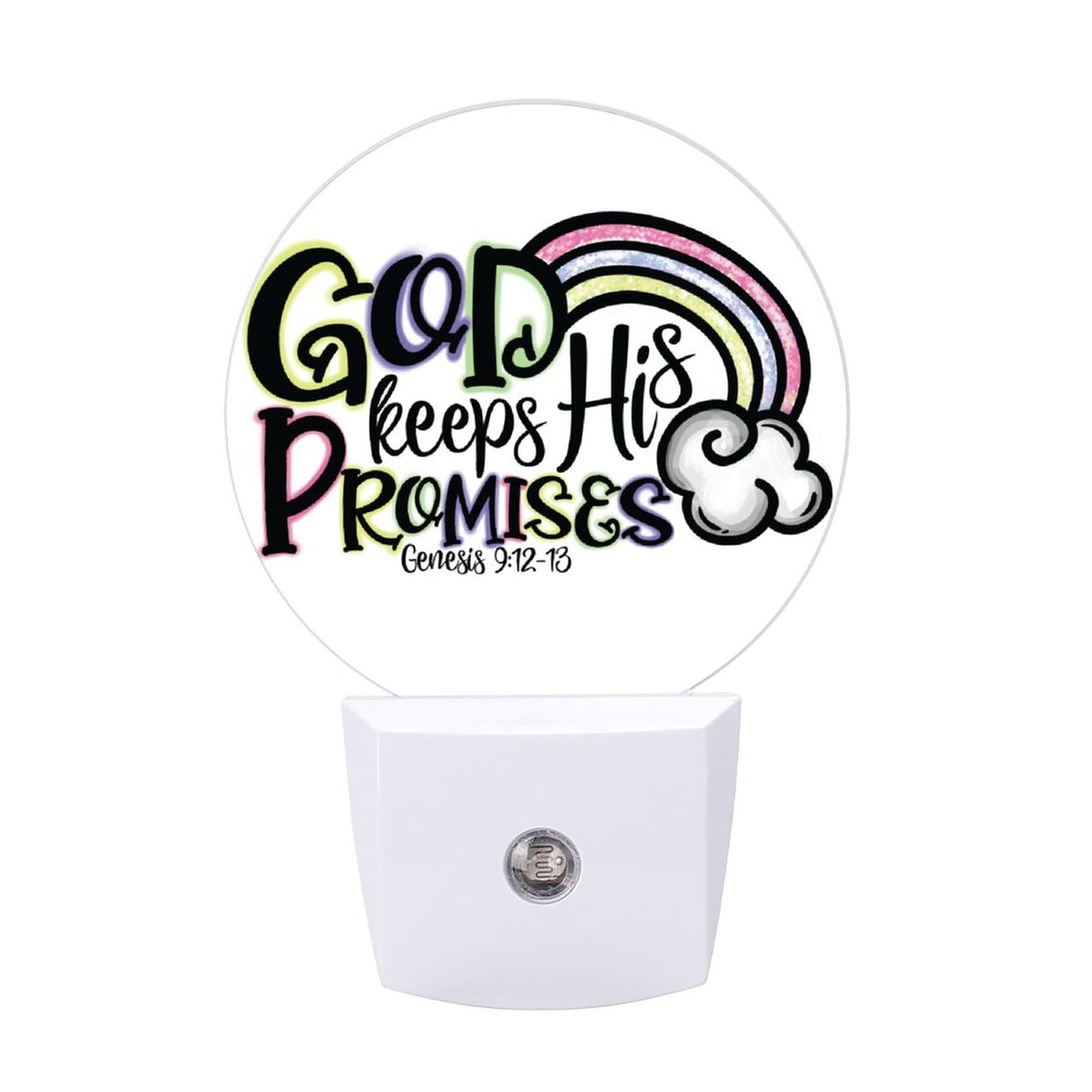 He Keeps His Promises Christian Night Light For Kids - ClaimedbyGodDesigns