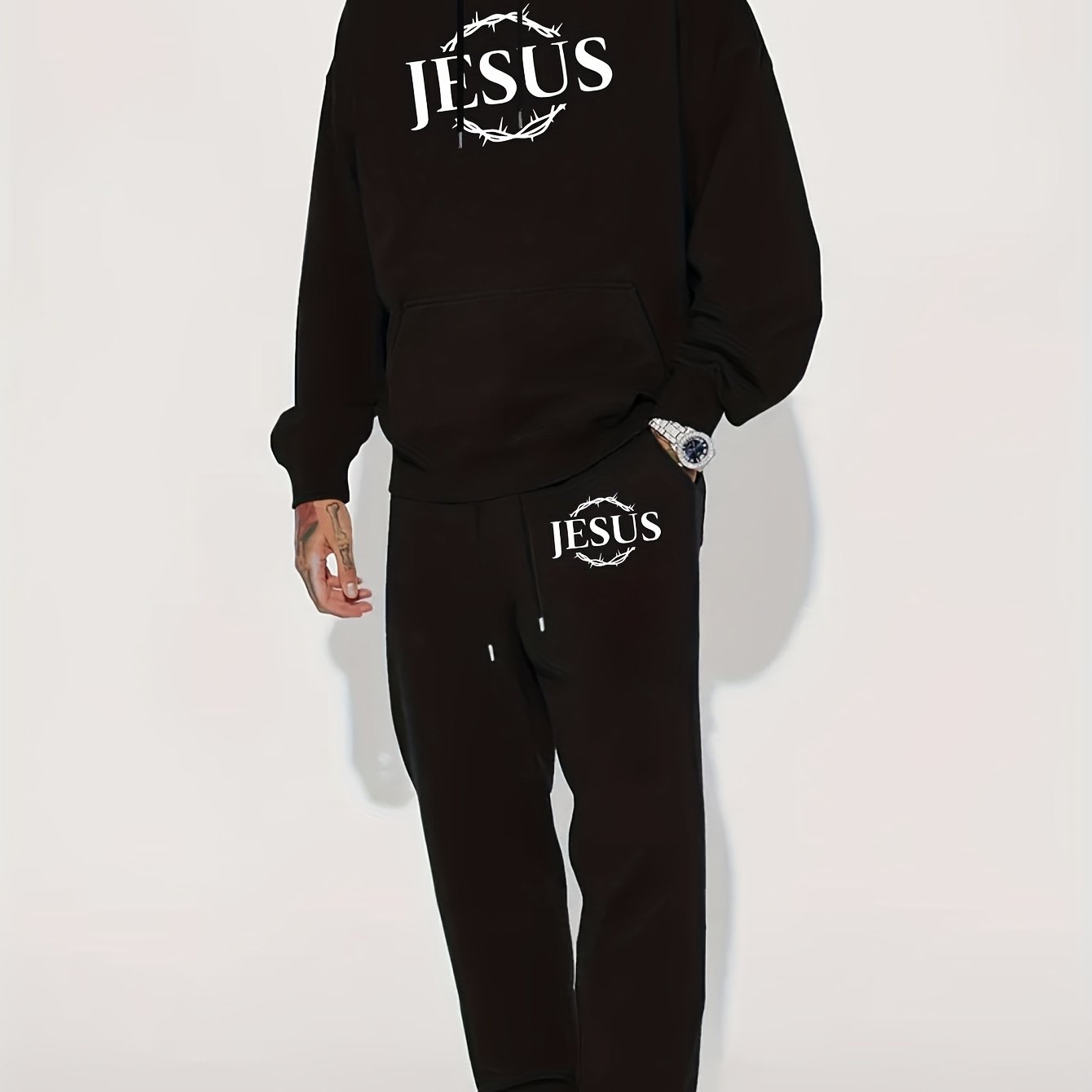 JESUS Men's Christian Casual Outfit claimedbygoddesigns