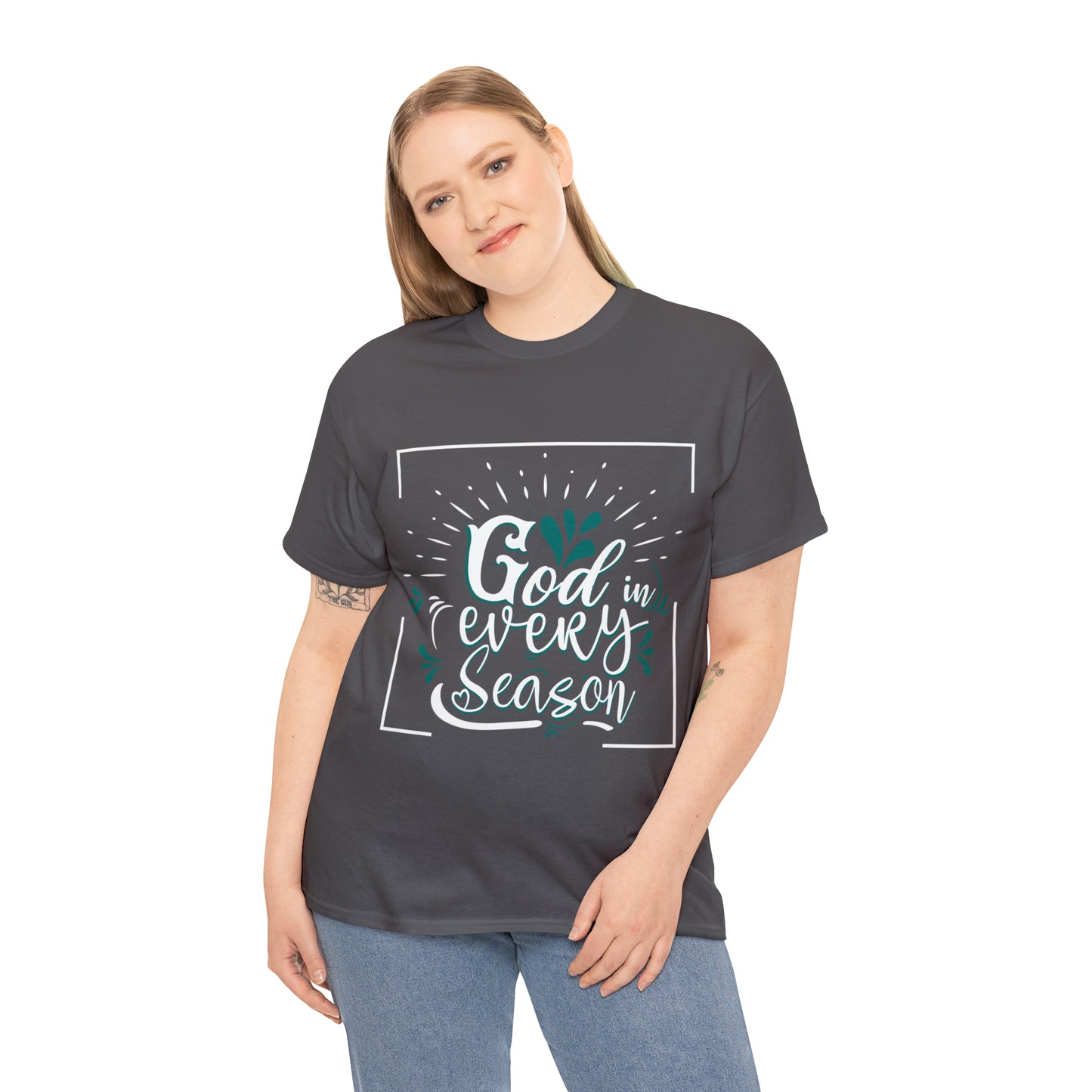 God In Every Season Unisex Heavy Cotton Tee