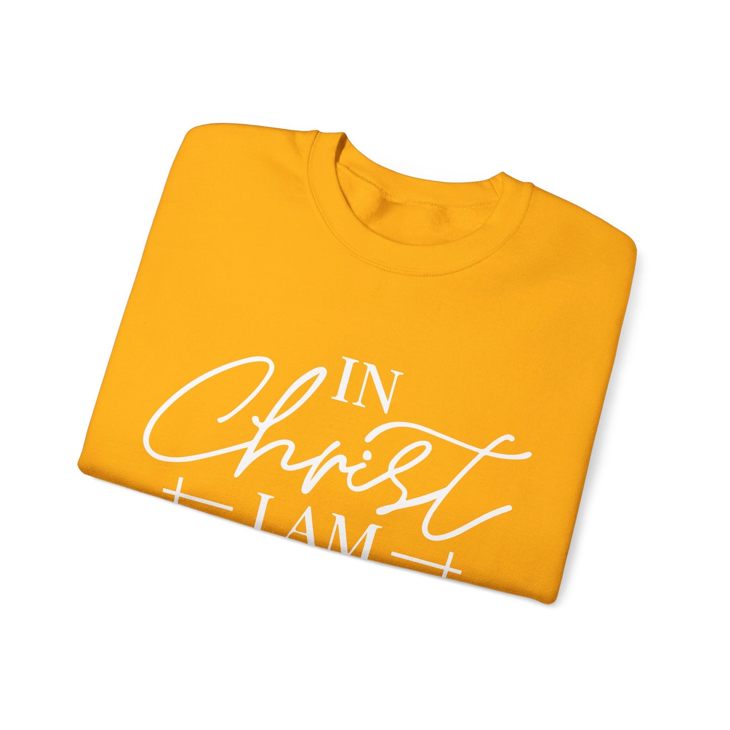 2 Corinthians 5:17 In Christ I Am Made New Unisex Heavy Blend™ Crewneck Christian Sweatshirt