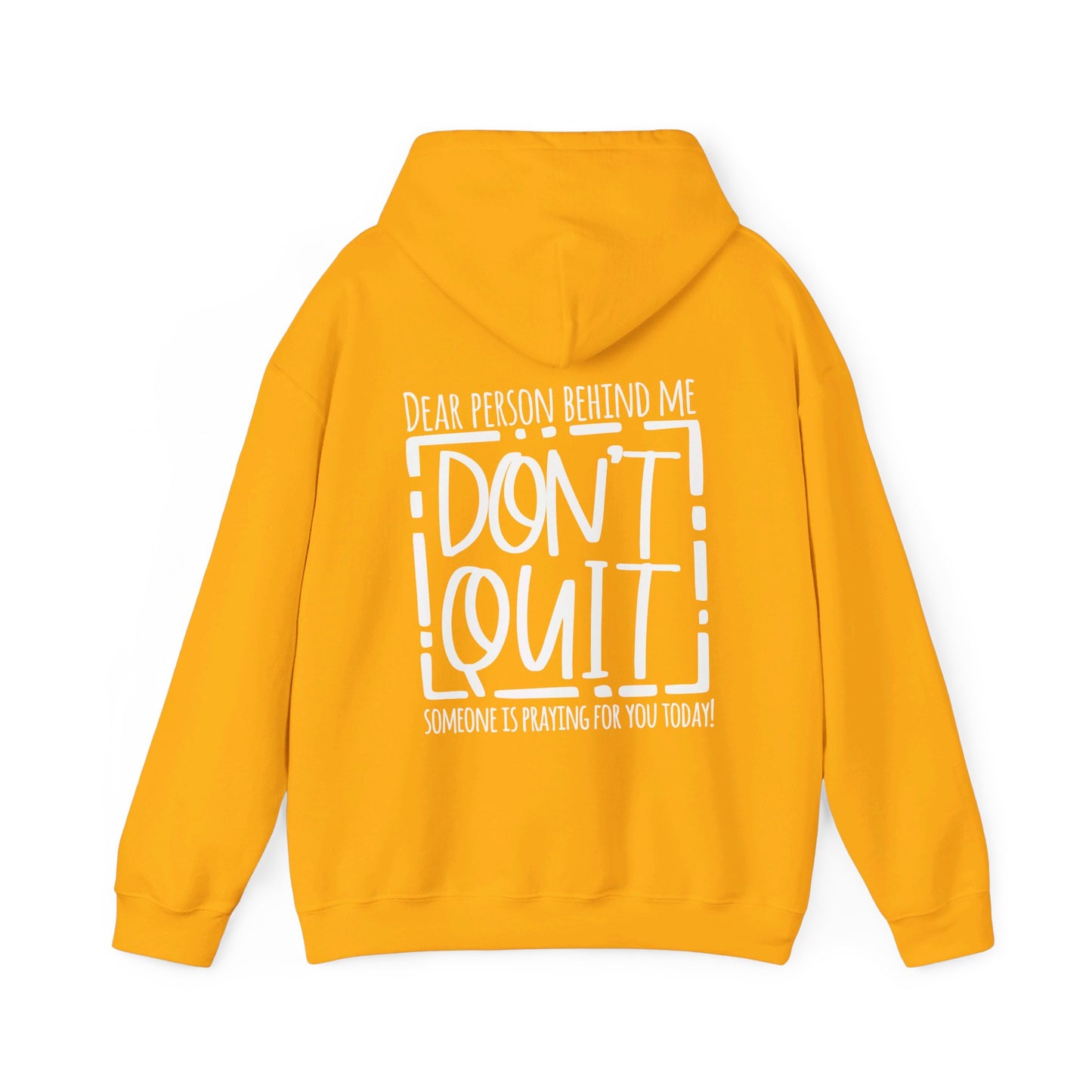 Pray For One Another Don't Quit Unisex Christian Pullover Hooded Sweatshirt