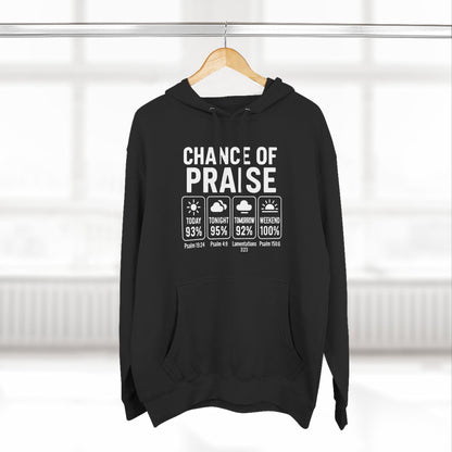 Inspirational Unisex Fleece Hoodie for Everyday Blessings, Praise Hoodie, Faith Apparel, Cozy Gift for Friends, Spiritual Wear