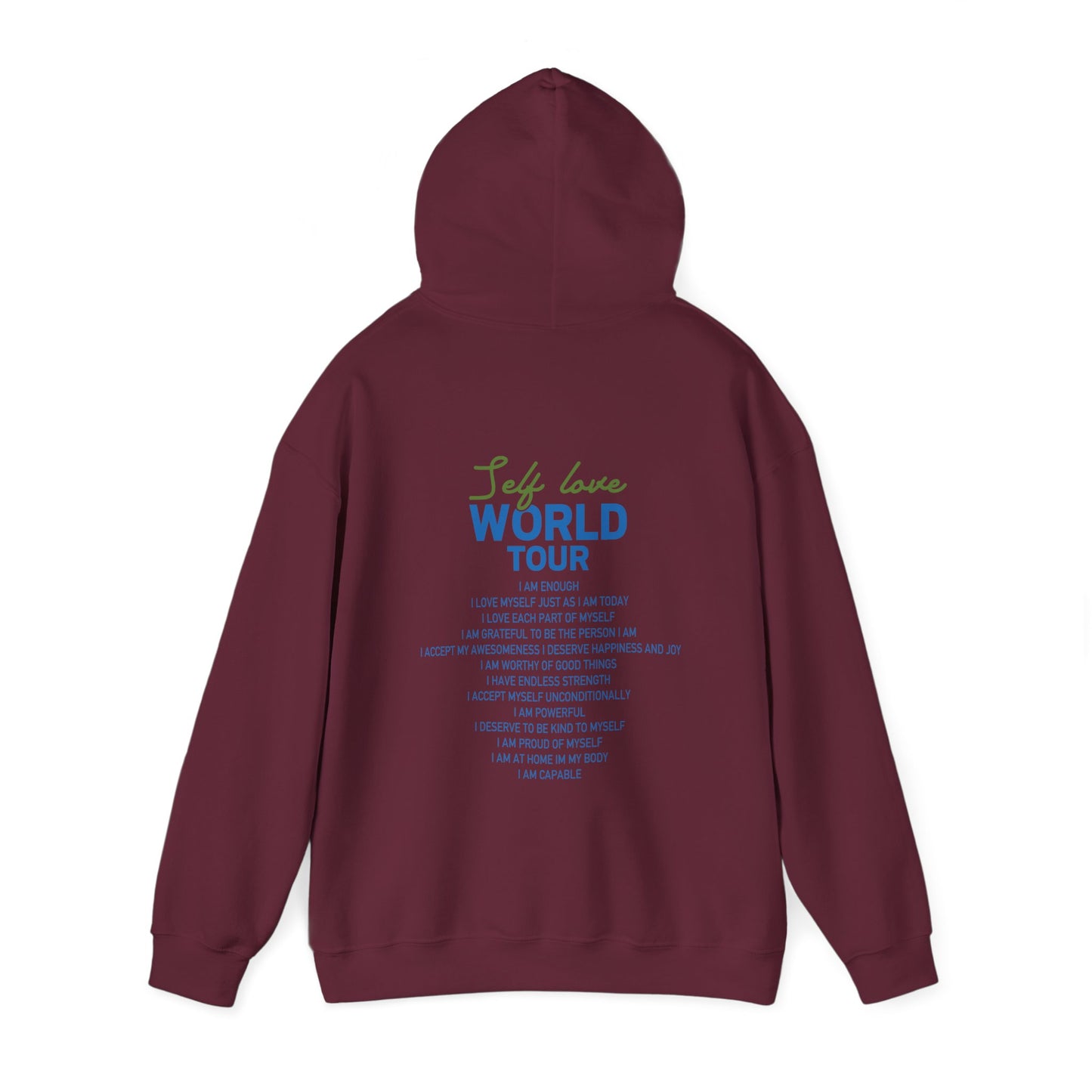 Self Love World Tour Unisex Christian Pullover Hooded Sweatshirt