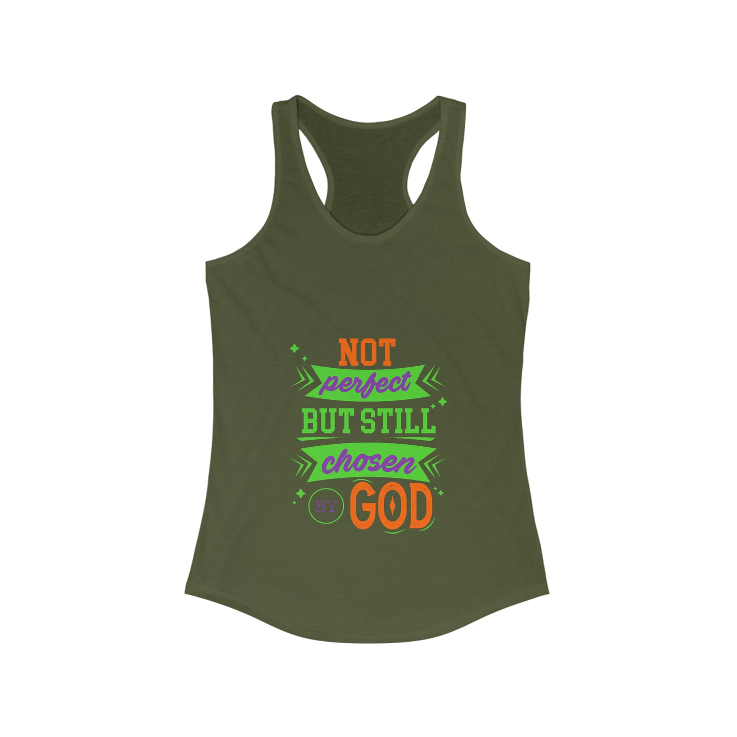 Not Perfect But Still Chosen By God  Slim Fit Tank-top