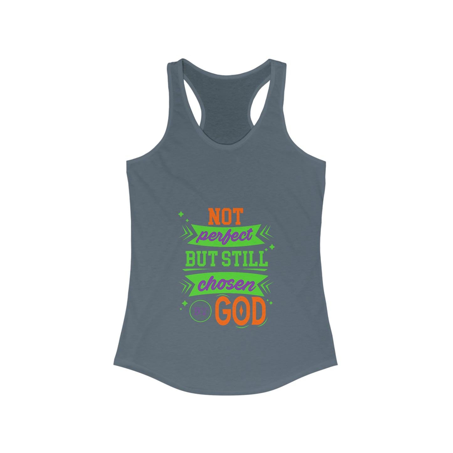 Not Perfect But Still Chosen By God  Slim Fit Tank-top