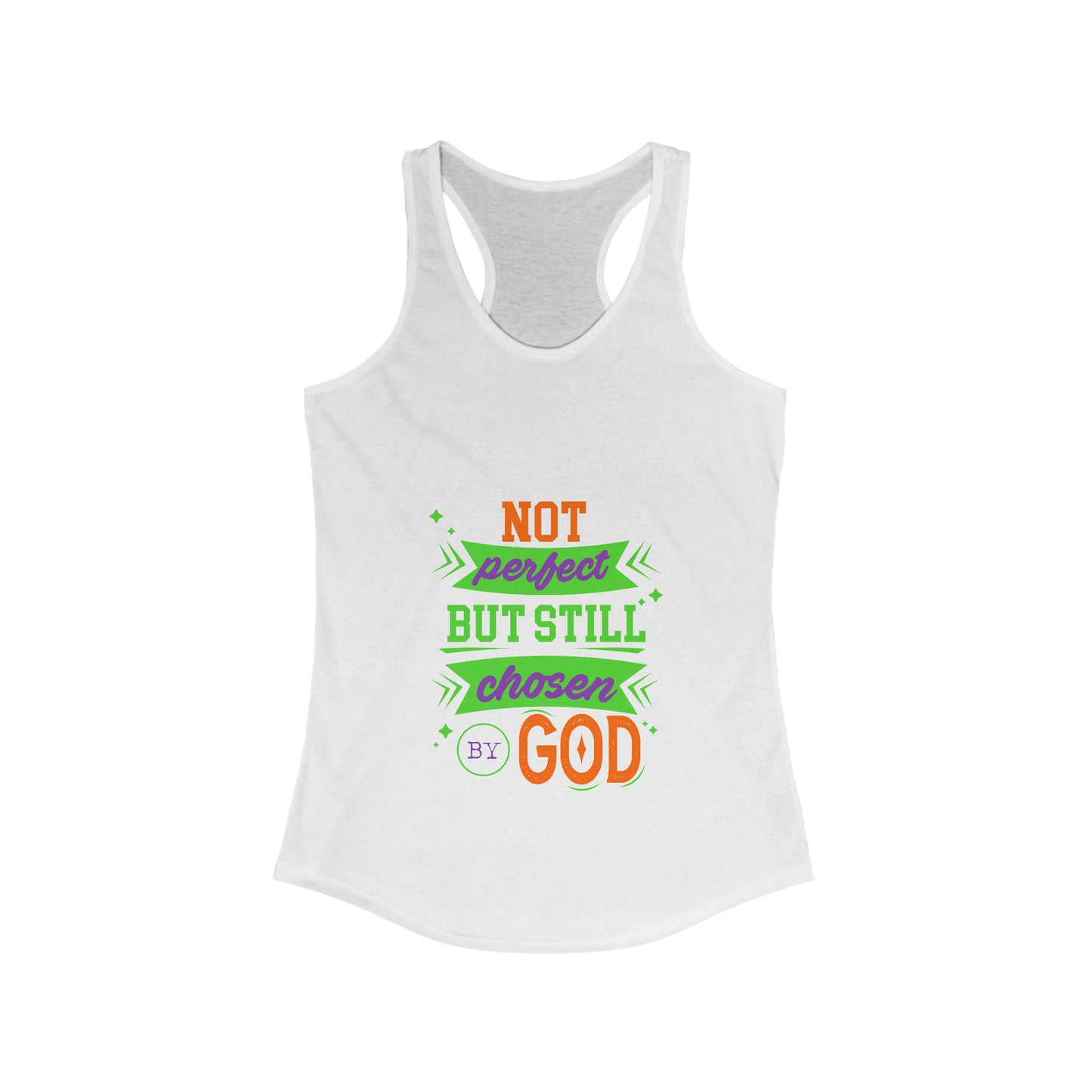 Not Perfect But Still Chosen By God  Slim Fit Tank-top