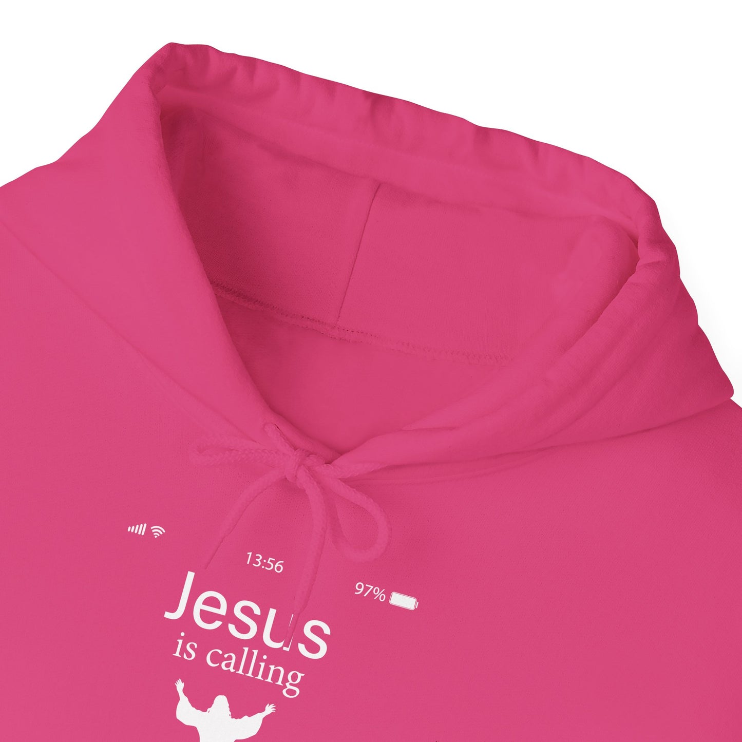 Jesus Is Calling And I Must Go Bible Emergency Numbers Funny  Unisex Christian Hooded Pullover Sweatshirt