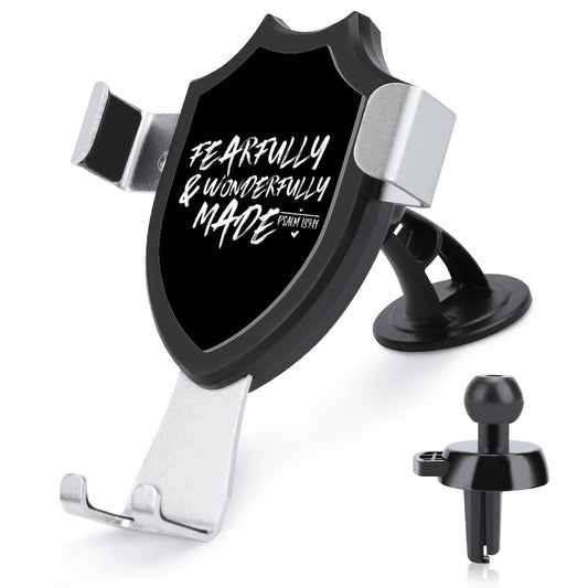 Fearfully and Wonderfully Made Christian Car Mount Mobile Phone Holder