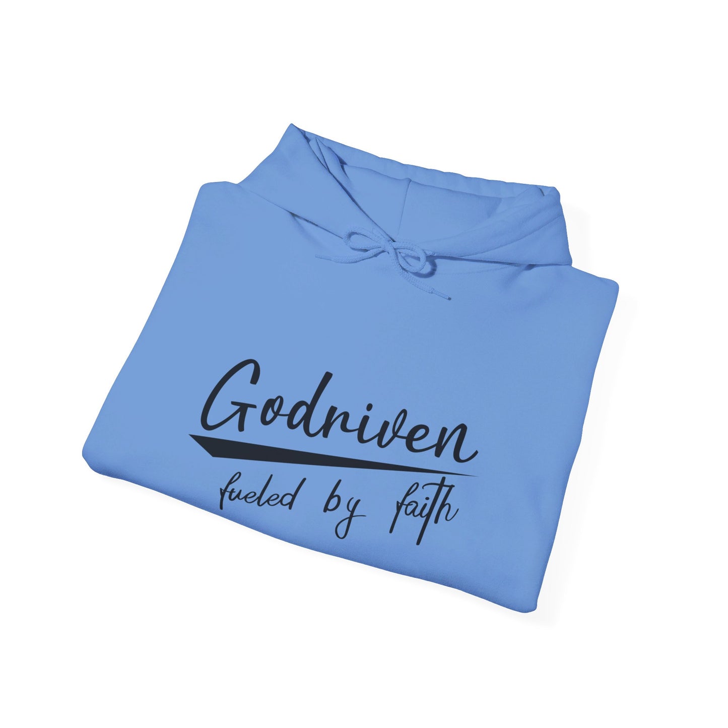 Godriven Fueled By Faith Unisex Christian Pullover Hooded Sweatshirt