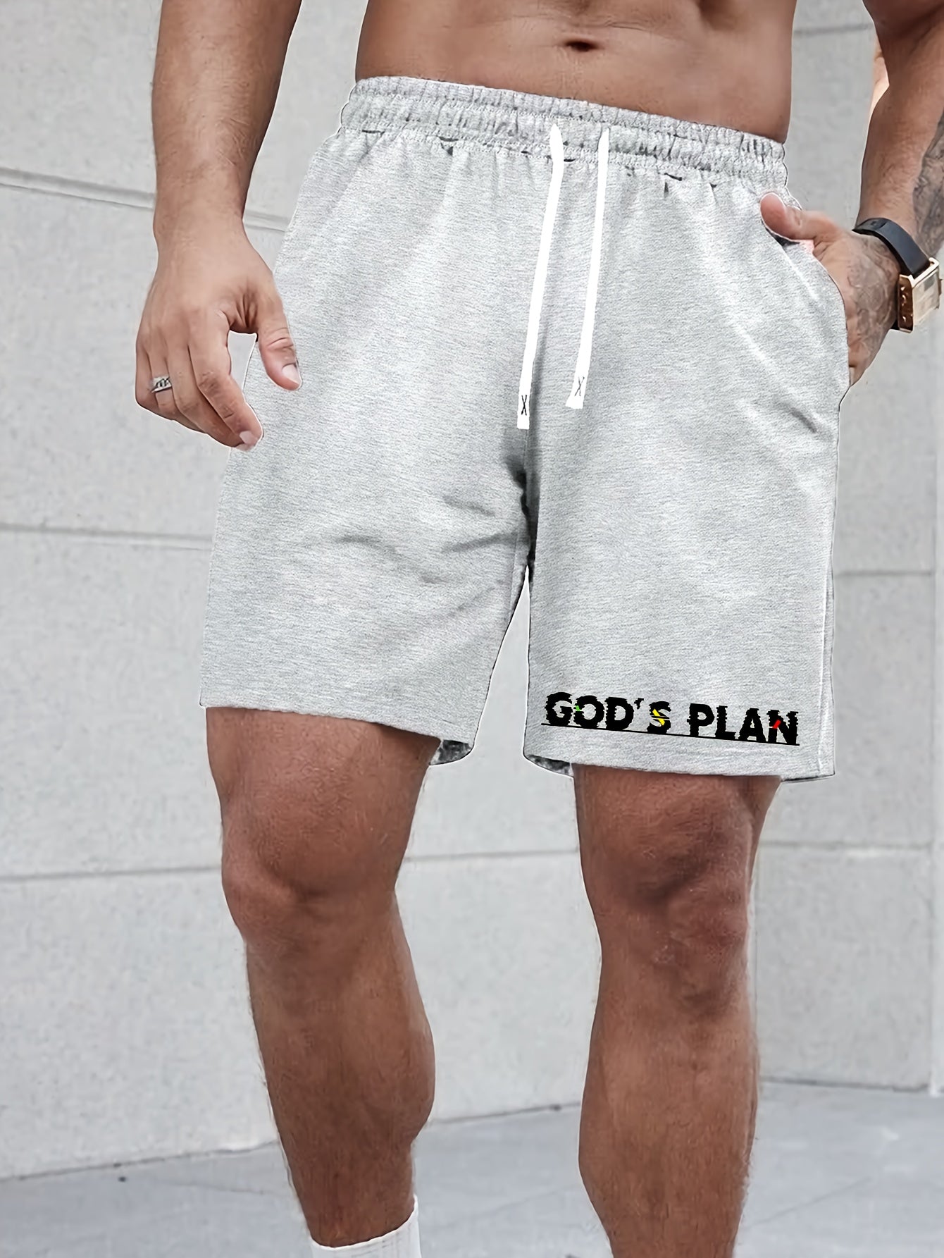 God's Plan Men's Christian Shorts claimedbygoddesigns